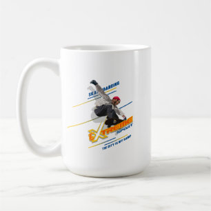 Retro Extreme Sport Skateboarder   #15 Klassischer Kaffeetasse