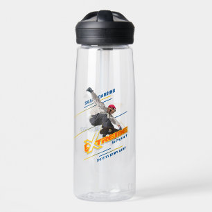 Retro Extremsport Skateboarder   590ml Trinkflasche