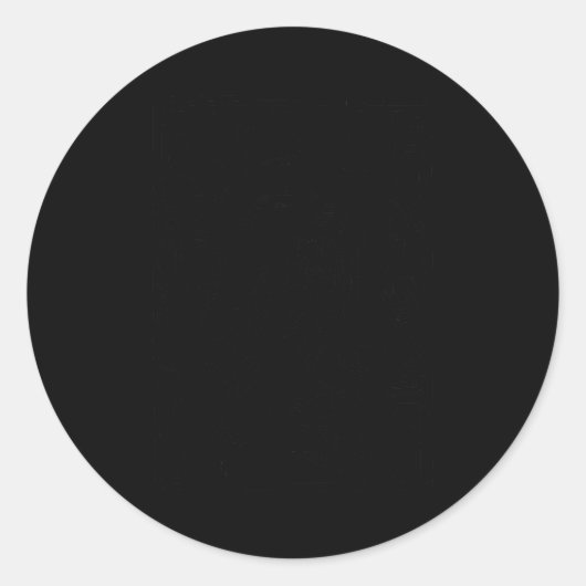 Retro F-caw-f Black Crow Funny Black Bird Saying M Runder Aufkleber (Vorderseite)