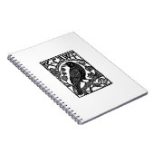 Retro F Caw F Crow Funny Saying Meme Design Notizblock (Rechte Seite)