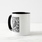 Retro F Caw F Krähe Lustiger Spruch Meme Design Tasse (Vorderseite Links)