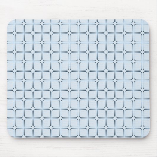 Retro Fab Mousepad, blau Mousepad (Vorne)