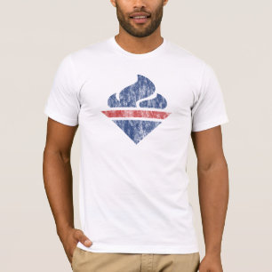 Retro Fackel (amerikanisches Kleid) T-Shirt