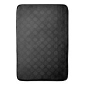 Retro Faded Black Circles Badematte (Vorderseite Vertikal)