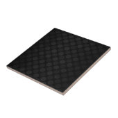 Retro Faded Black Circles Fliese (Seite)