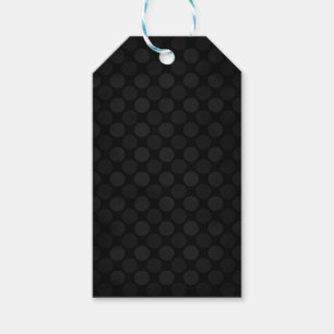 Retro Faded Black Circles Geschenkanhänger