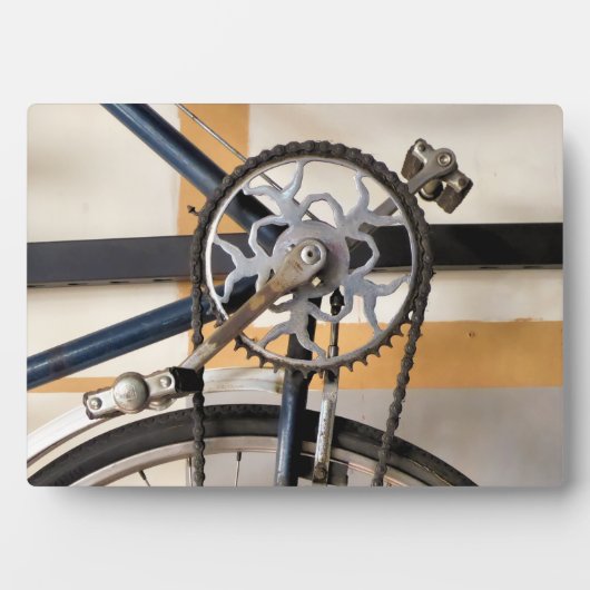 RETRO FAHRRAD FOTOPLATTE (Vorderseite)