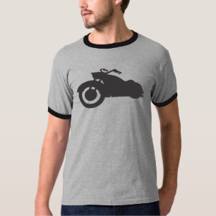 Retro Fahrrad im Schwarzen T-Shirt