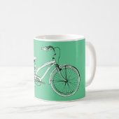 Retro-Fahrrad Kaffeetasse (VorderseiteRechts)