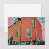 Retro-Fahrrad-Kunstwerke Postkarte (Vorne/Hinten)