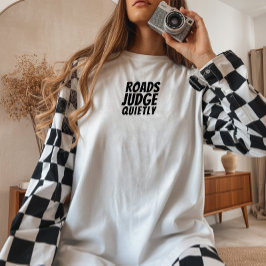 Retro-Fahrrad Mädchen Ironie schwarz Tri-Blend Shirt