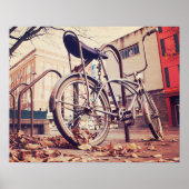 Retro-Fahrrad Poster (Vorne)