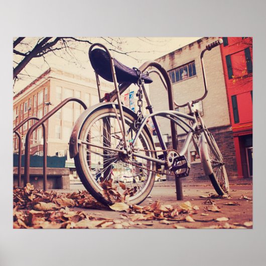 Retro-Fahrrad Poster (Vorne)