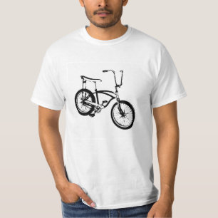 Retro Fahrrad - Schwarzes T-Shirt