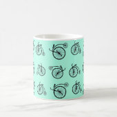 Retro-Fahrradmuster Kaffeetasse (Mittel)