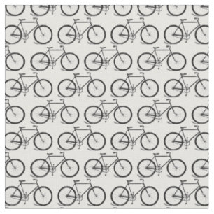 Retro-Fahrradstoffmuster mit INDIVIDUELLER HINTERG Stoff