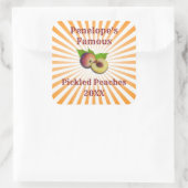 Retro Faible Pfirsiche Canning Aufkleber (Tasche)