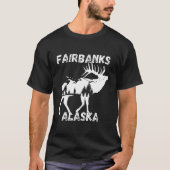 Retro Fairbanks Alaska Apparel Souvenir T-Shirt (Vorderseite)