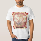 Retro Fairy and Unicorn T - Shirt (Vorderseite)