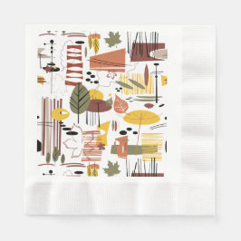 Retro Fall A Go Go Serviette