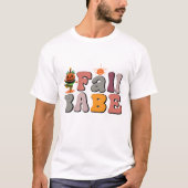 Retro Fall Babe - Fall T - Shirt (Vorderseite)