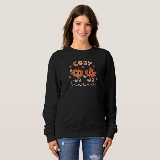 Retro Fall Cosy Saison Sweatshirt (Vorne ganz)