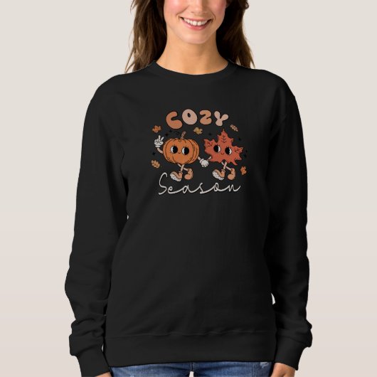 Retro Fall Cosy Saison Sweatshirt (Vorderseite)