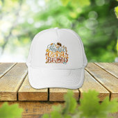 Retro Fall Dankbar Dankbarkeit gesegnete Typografi Truckerkappe