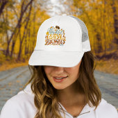 Retro Fall Dankbar Dankbarkeit gesegnete Typografi Truckerkappe