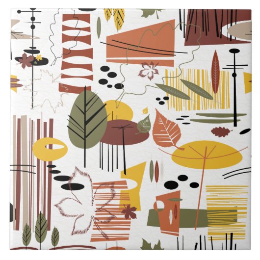 Retro Fall Gehen-Gehen Fliese (Vorderseite)