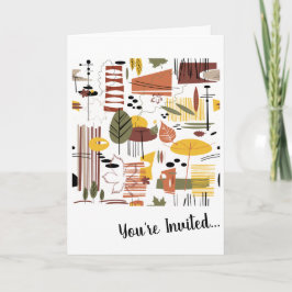 Retro Fall Gehen-Gehen Karte