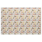 Retro Fall Gehen-Gehen Stoff (Fat Quarter (45,7 x 55,9 cm))