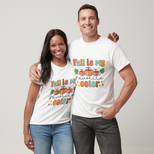 Retro Fall ist meine Lieblingsfarbe - Fall T-Shirt (Unisex)
