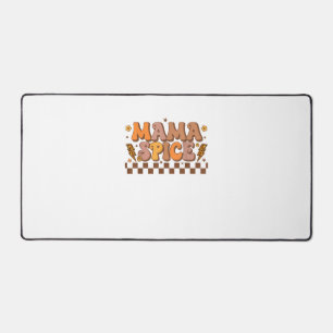 Retro Fall Pumpkin Herbst Erntedank Family Mama Schreibtischunterlage