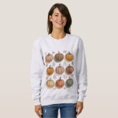 Retro Fall Pumpkins T - Shirt | Vintager Herbst (Vorne ganz)