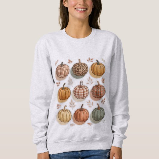 Retro Fall Pumpkins T - Shirt | Vintager Herbst (Vorderseite)