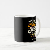 Retro Fall Religious Bible Matthew Are You Fall-o- Kaffeetasse (VorderseiteRechts)