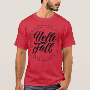 Retro Fall Saison Vintag Herbst Erntedank T-Shirt