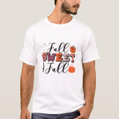 Retro Fall Sweet Fall - Fall T - Shirt (Vorderseite)
