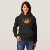 Retro Fall Teacher Pumpkin Halloween Hoodie (Vorne ganz)