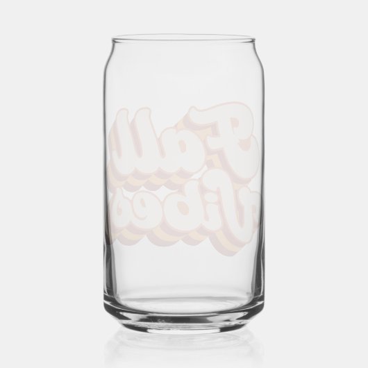 Retro Fall Vibes Dosenglas (Rückseite)