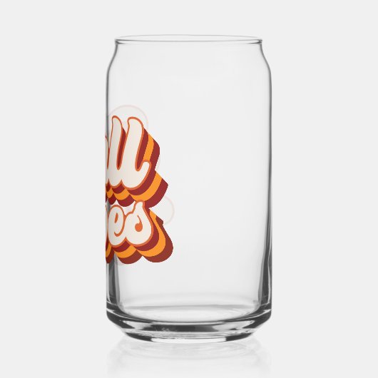 Retro Fall Vibes Dosenglas (Links)