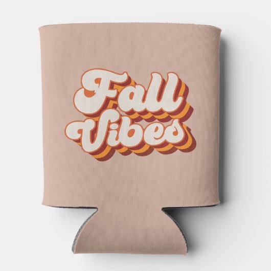 Retro Fall Vibes Dosenkühler (Rückseite)