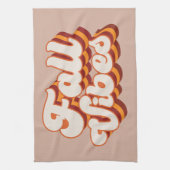Retro Fall Vibes Geschirrtuch (Vertikal)