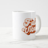 Retro Fall Vibes Jumbo-Tasse (Vorderseite Rechts)