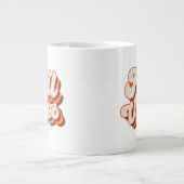 Retro Fall Vibes Jumbo-Tasse (Vorderseite)