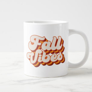 Retro Fall Vibes Jumbo-Tasse