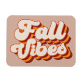 Retro Fall Vibes Magnet (Horizontal)