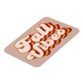 Retro Fall Vibes Magnet (Linke Seite)