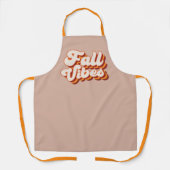 Retro Fall Vibes Schürze (Vorderseite)